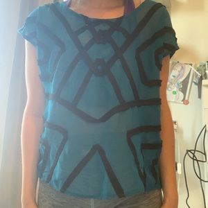 Urban outfitters chiffon tee